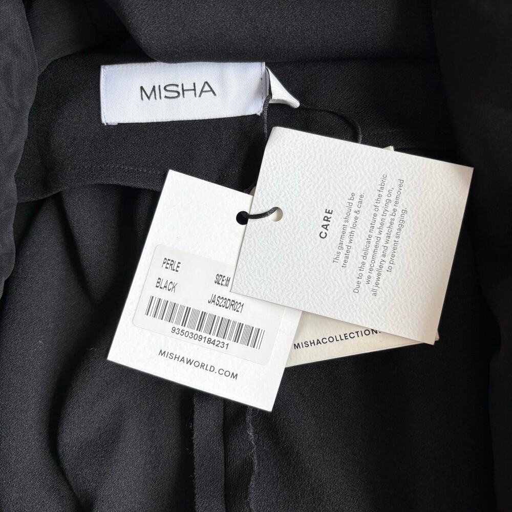 Misha Perle Black Blazer Dress Size M - Picture 6 of 8